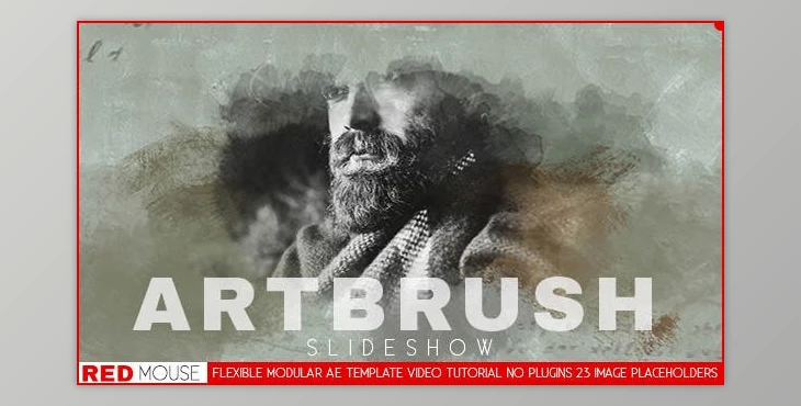 Download Art Brush Slideshow (Videohive 21539315) - AE Project