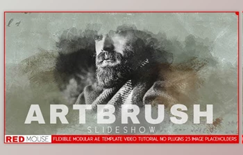 Download <span class='badge badge-warning'>Art</span> Brush Slideshow (Videohive 21539315) - AE Project