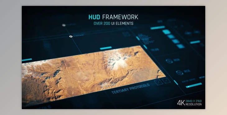 Download HUD – Framework (Videohive 22767030) - AE Project