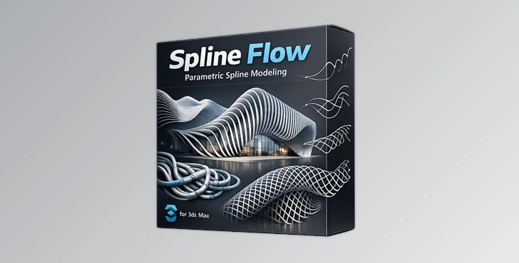 Download 3d-kstudio Spline Flow for 3ds Max