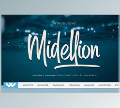 Download Midellion Script Font 2696767