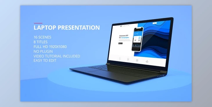 Download Laptop Presentation (Videohive 23151845) - AE Project