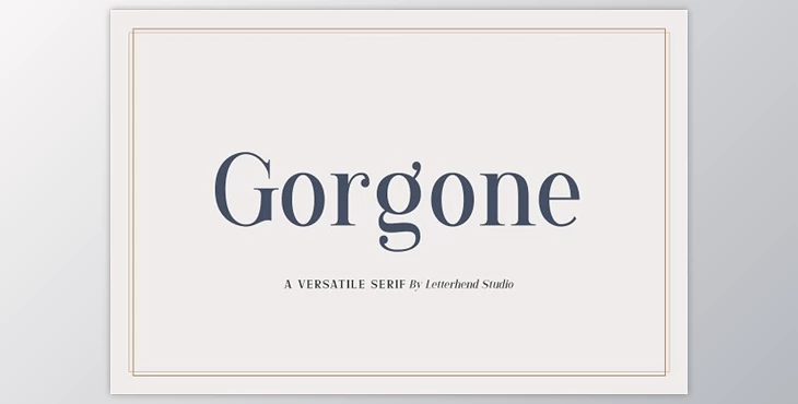 Download Gorgone – A Versatile Serif 2815194