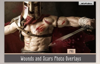 Download Wounds and Scars Overlays <span class='badge badge-warning'>CreativeMarket</span> - 5326626