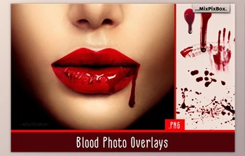 Download Blood Photo Overlays <span class='badge badge-warning'>CreativeMarket</span> - 5326599
