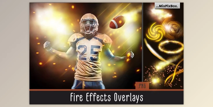 Download Fire Effect Overlays CreativeMarket - 5214580