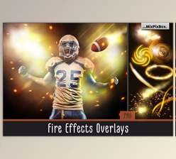 Download Fire Effect Overlays CreativeMarket - 5214580