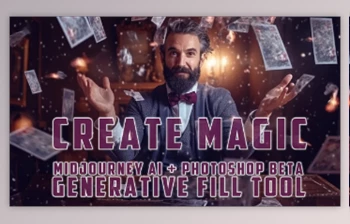 Download Create Magic: Midjourney AI + Photoshop <span class='badge badge-warning'>Generative</span> Fill Tool