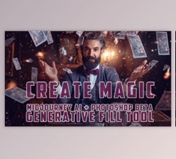 Download Create Magic: Midjourney AI + Photoshop Generative Fill Tool