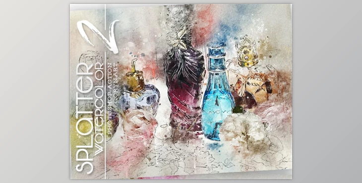Download Splatter Watercolor 2 Photoshop Action GraphicRiver - 44080874