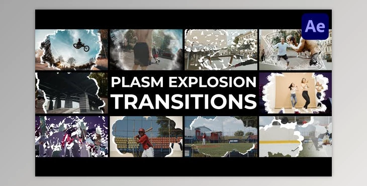 Download Plasm Explosion Transitions for After Effects (Videohive 46230034) - AE Project