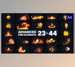 Download Advanced Fire Elements for After Effects (Videohive 46302571) - AE Project