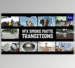 Download VFX Smoke Matte Transitions for After Effects (Videohive 46324518) - AE Project