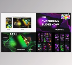 Download Cyberpunk Glitch Slideshow for FCPX (Videohive 45282319)
