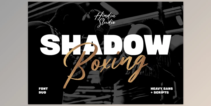 Download Shadow Boxing Font Duo 1890769