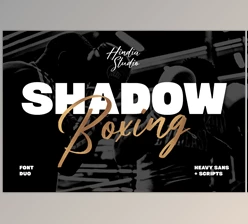 Download Shadow Boxing Font Duo 1890769