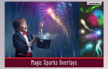 Download Magic Sparks Overlays <span class='badge badge-warning'>CreativeMarket</span> - 5326473