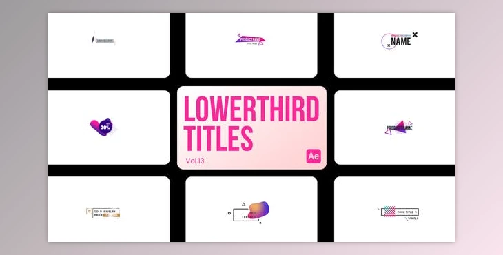 Download Lowerthird Titles 13 for After Effects (Videohive 45314856) - AE Project
