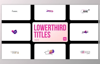 Download <span class='badge badge-warning'>Lowerthird</span> Titles 13 for After Effects (Videohive 45314856) - AE Project