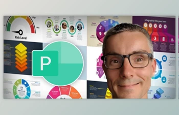Download Infographics in PowerPoint – <span class='badge badge-warning'>Create</span> high quality infographics in PowerPoint quickly and easily.
