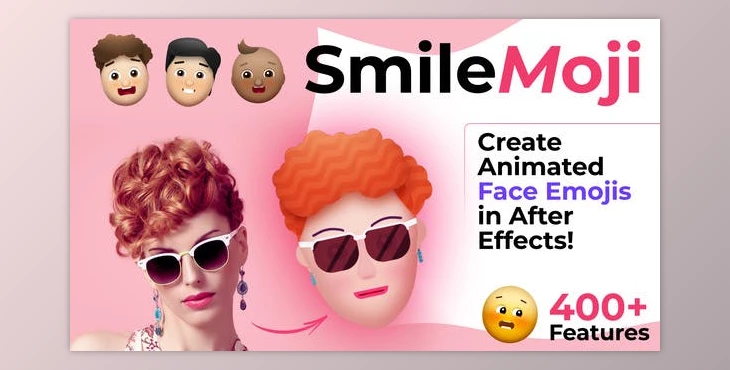 Download SmileMoji – Emoji Face Rig (Videohive 44577116) - AE Project