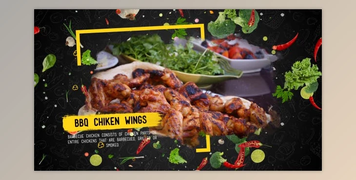 Download Food Menu Presentation (Videohive 20371946) - AE Project