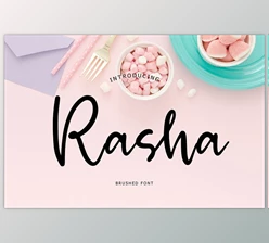 Download Rasha Brush Font 5417981
