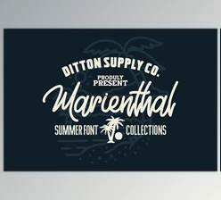Download Marienthal Font Bundle + Extras