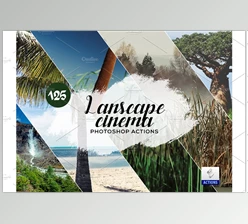 Download 125 Landscape Cinema Photoshop Actions CreativeMarket - 3934728