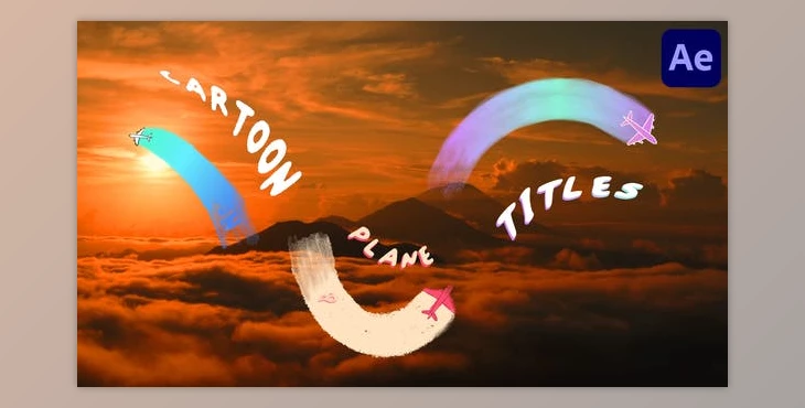 Download Cartoon Plane Titles for After Effects (Videohive 46045183) - AE Project