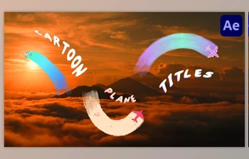 Download Cartoon <span class='badge badge-warning'>Plane</span> Titles for After Effects (Videohive 46045183) - AE Project