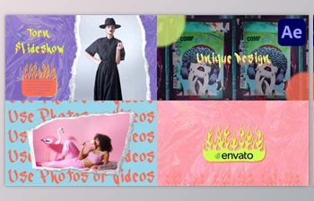 Download Torn Slideshow for After <span class='badge badge-warning'>Effects</span> (Videohive 46348016) - AE Project