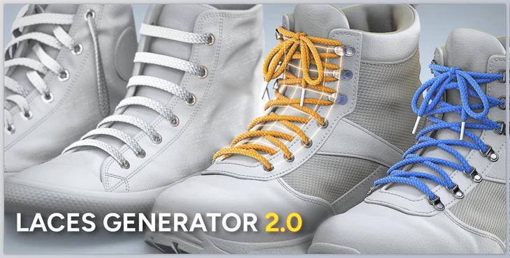 Download Blender Market – Laces Generator v1.0