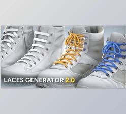 Blender - Download Laces Generator v2.0