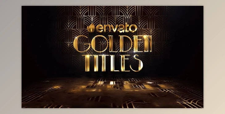 Download Golden Titles (Videohive 44934737) - AE Project