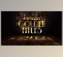 Download Golden Titles (Videohive 44934737) - AE Project