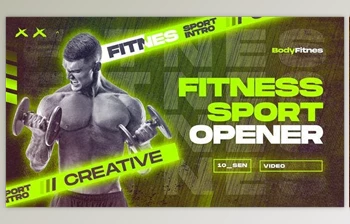 Download <span class='badge badge-warning'>Fitness</span> Opener (Videohive 45286811) - AE Project