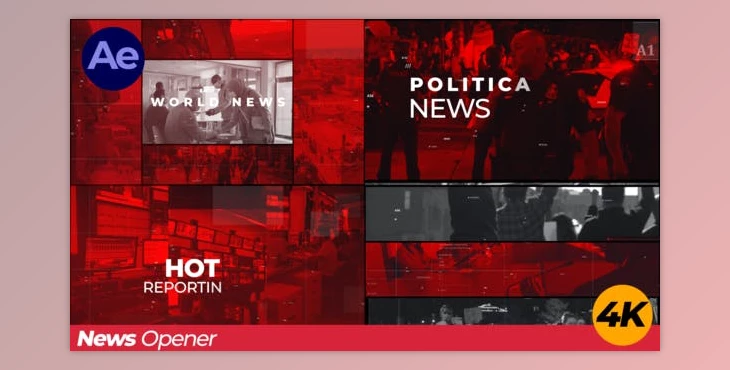 Download News Opener (Videohive 45899311) - AE Project