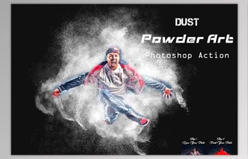 Download Dust Powder Art <span class='badge badge-warning'>Photoshop</span> Action CreativeMarket - 24240215