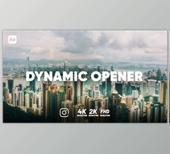 Download The Dynamic Opener (Videohive 40367478) - AE Project