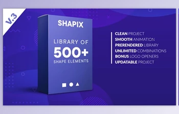 Download Shapix – Shape Elements <span class='badge badge-warning'>Pack</span> (Videohive 14061002) - AE Project