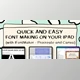 Download Quick and Easy Font Making on Your iPad with IFontMaker, Procreate, and Canva