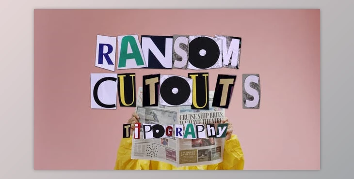 Download Ransom Cutouts Typeface (Videohive 46427067) - AE Project