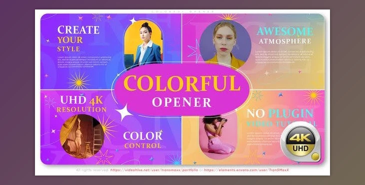 Download Colorful Opener (Videohive 45195974) - AE Project