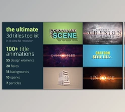 Download 3D Text Animation Pack (Videohive 12617556) - AE Project