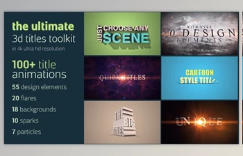 Download 3D Text Animation <span class='badge badge-warning'>Pack</span> (Videohive 12617556) - AE Project