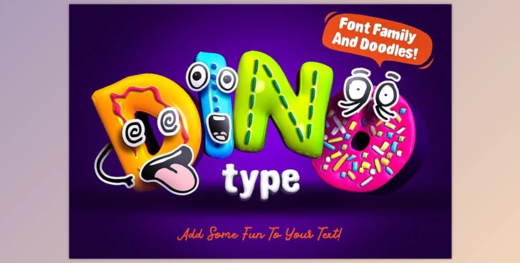 Download DinoType Font Family + Bonus