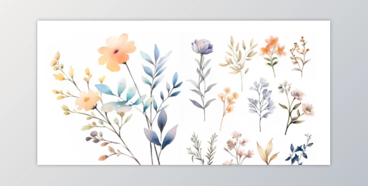 Download Blooming Botanicals: An Easy Step-by-Step Guide to Painting Watercolor Florals for Beginners