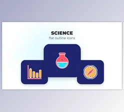 Download Science – Flat Outline Icons (Videohive 45847985) - AE Project