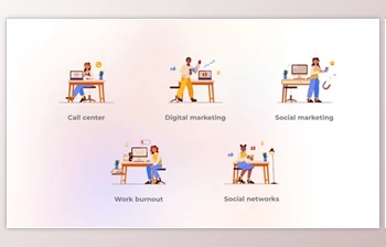Download Social Marketing – Cartoon People <span class='badge badge-warning'>Concepts</span> (<span class='badge badge-warning'>Videohive</span> 45848833) - AE <span class='badge badge-warning'>Project</span>